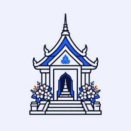 ไอคอนดอกไม้เมรุ พวงหรีดกรุงเทพ